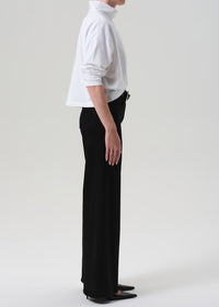 Citizens of Humanity Lyra Long Wide Leg Jean In Plush Black