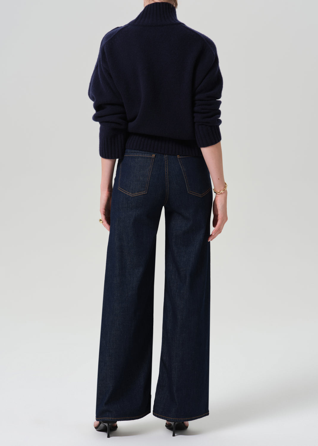 Citizens of Humanity Lyra Long Wide Leg Jean in Soft Rinse