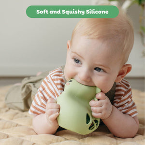 Tiger Tribe Dino Silicone Rattle