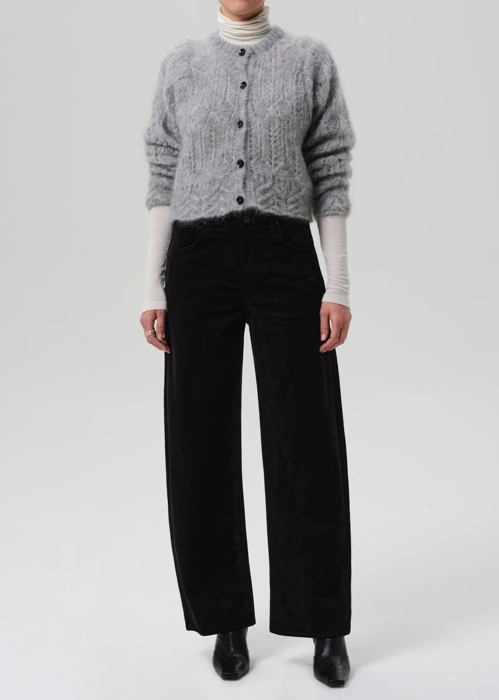 Citizens of Humanity Ayla Velvet Pant in Black