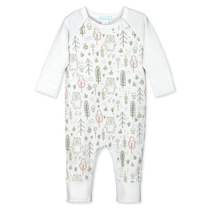 Feather Baby Sailor Romper in Honey Bears