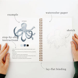 emily lex studio Seaside Watercolor Workbook