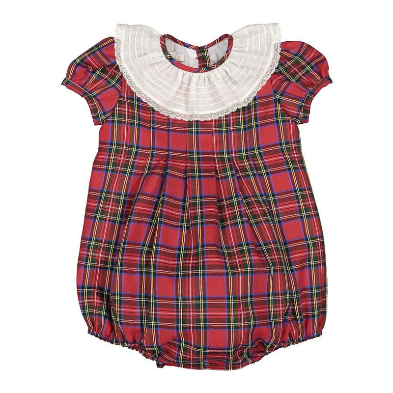 Sal & Pimenta Christmas Magic Tartan Romper