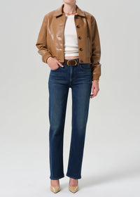 Citizens of Humanity Palma Straight Long Jean in Pierre