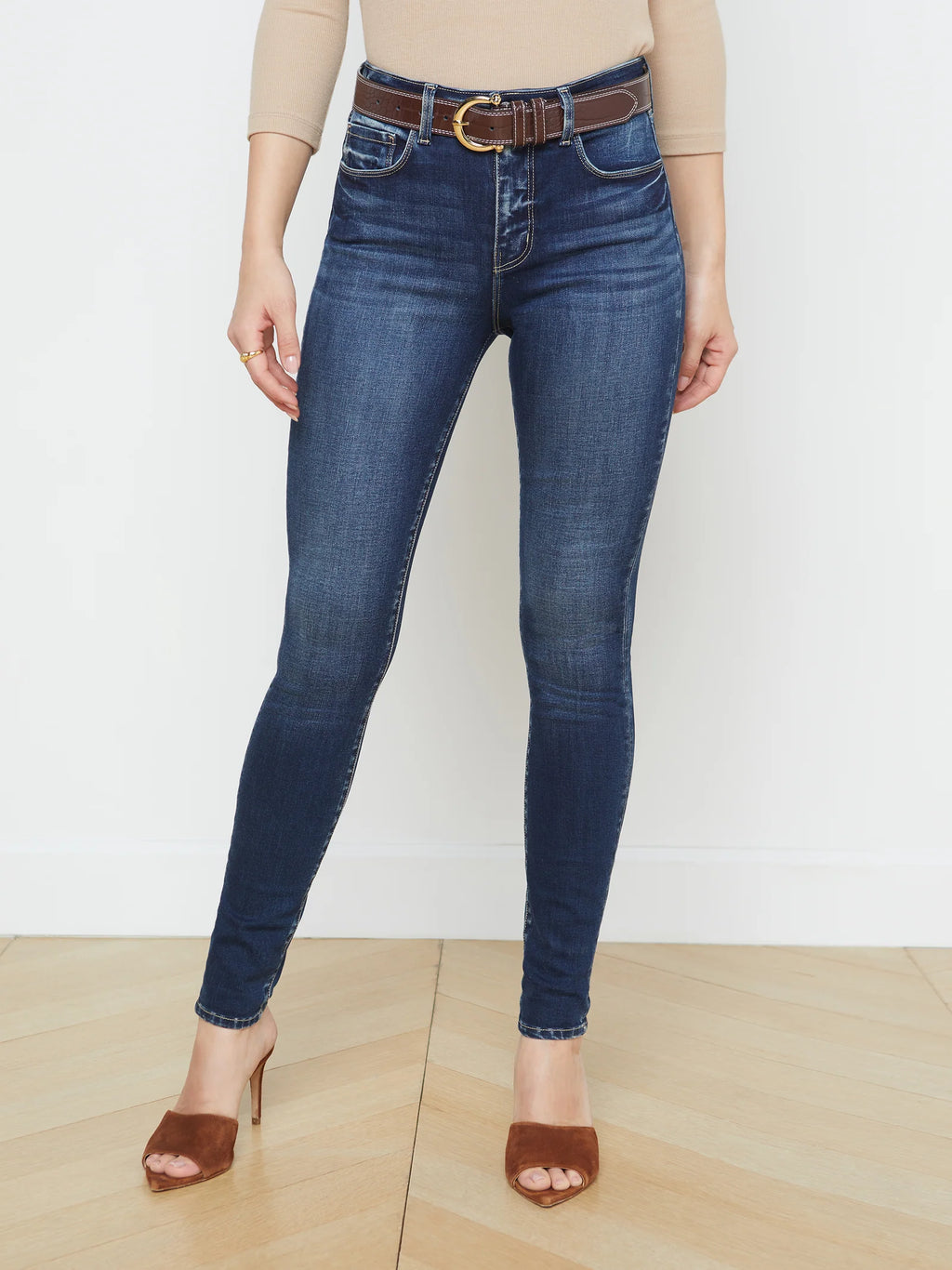 L'Agence Marguerite High Rise Skinny in Columbia