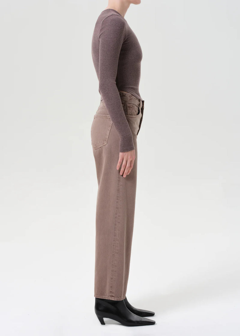 Agolde Ren High Rise Jean in Ceramic