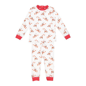 Sal & Pimenta Pajamas in Candy Cane Sleigh