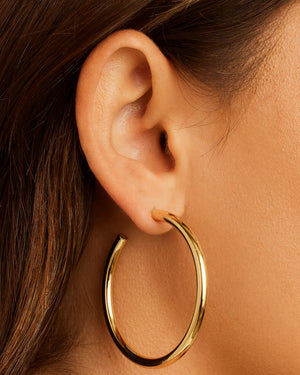 Gorjana Carter Statement Hoops (in Gold)