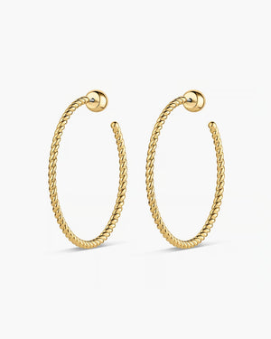 Gorjana Crew Large Hoops