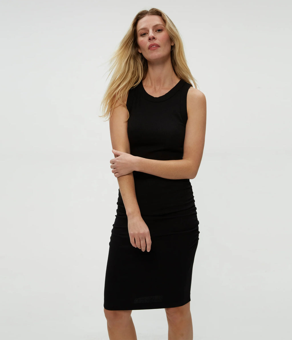 Michael Stars Demi Above the Knee Dress in Black