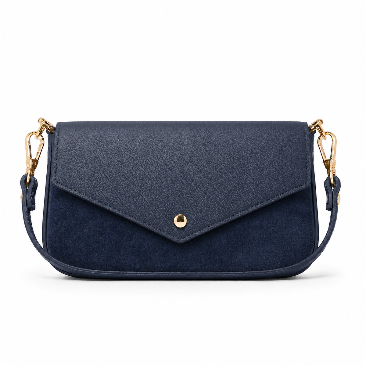 German Fuentes Handbags - Leather and Suede Crossbody Bag GF0913