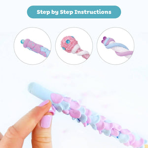 Tiger Tribe Pastel Power Magic Wand Kit