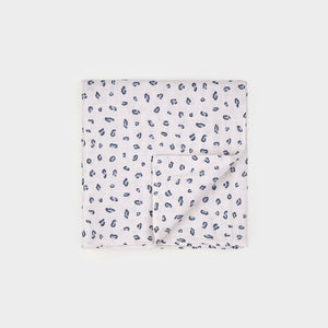 Petit Lem Muslin Swaddle in Snow Leopard