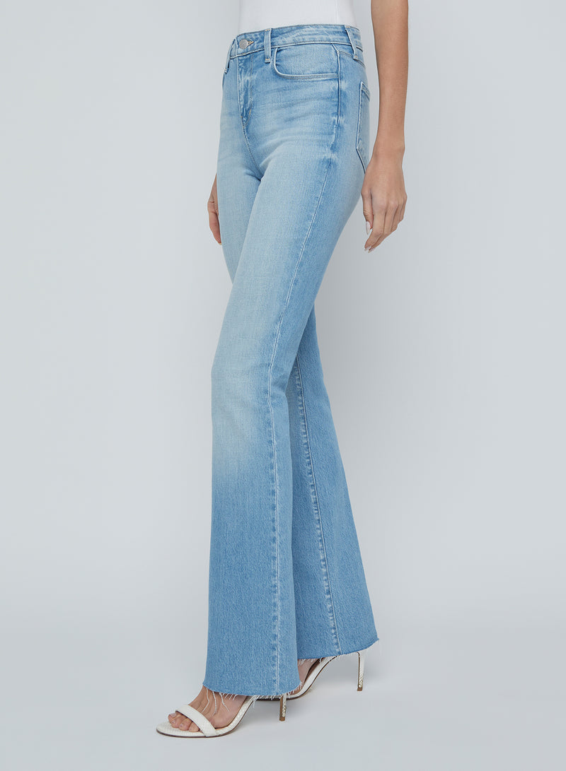 L'Agence Ruth High Rise Straight Leg Jean in Calloway