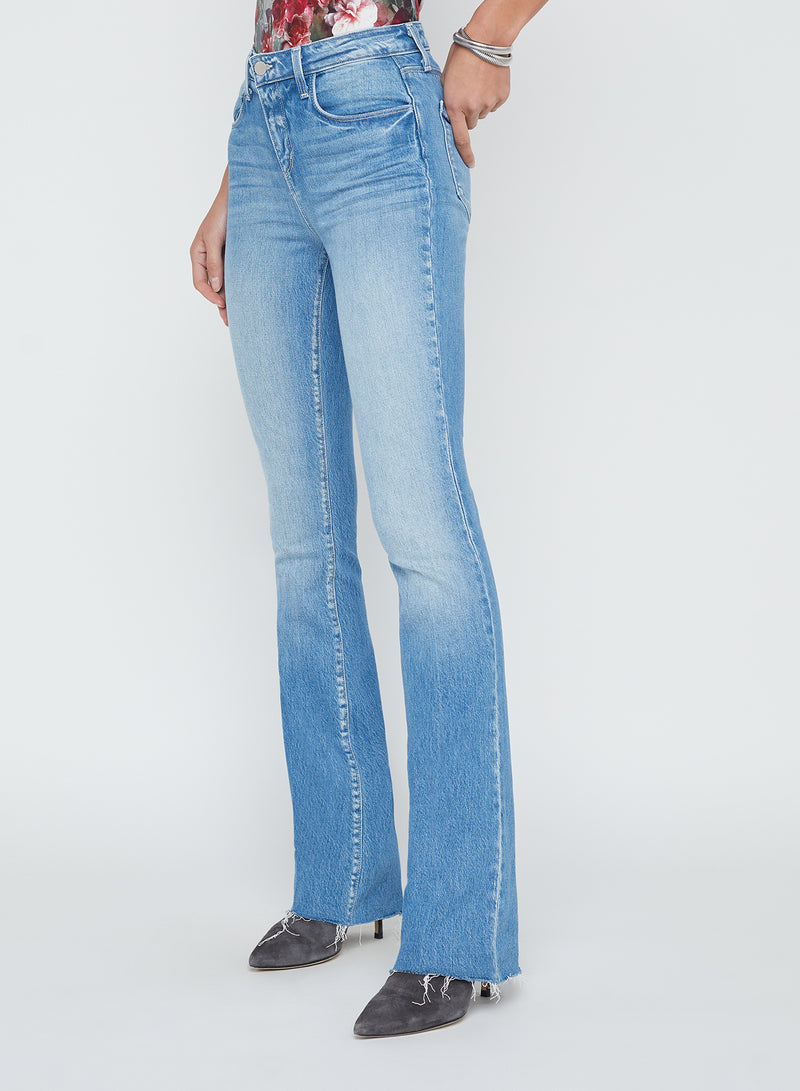 L'Agence Ruth High Rise Straight Leg Jean in Vista