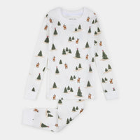Petit Lem Pajama Set in Winter Wonderland Thermal