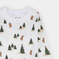 Petit Lem Pajama Set in Winter Wonderland Thermal