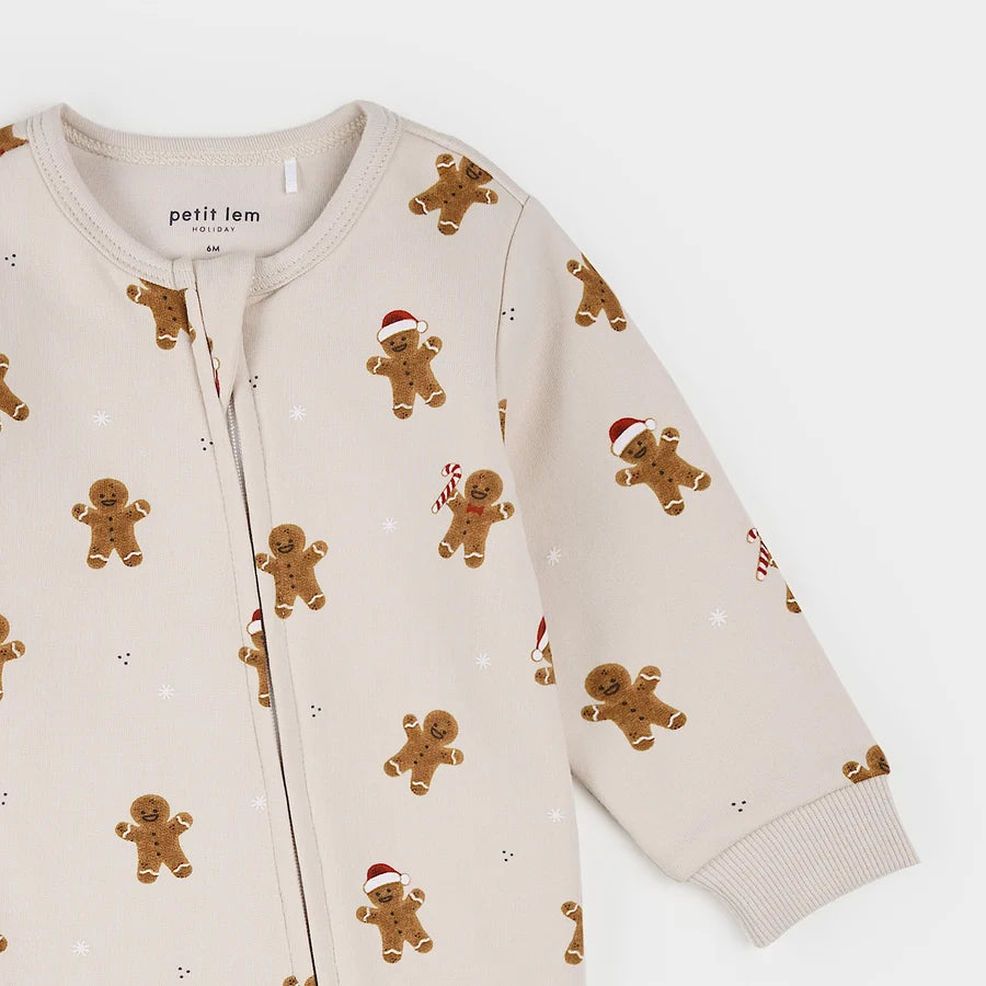 Petit Lem Playsuit in Gingerbread