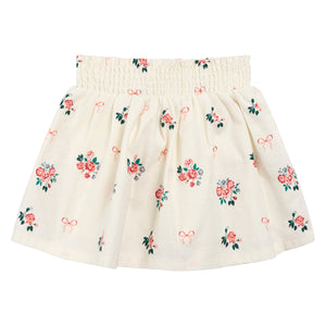 Miles the Label Woven Skort in Off White