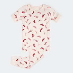Petit Lem Short Sleeve Pajama Set in Dress Up