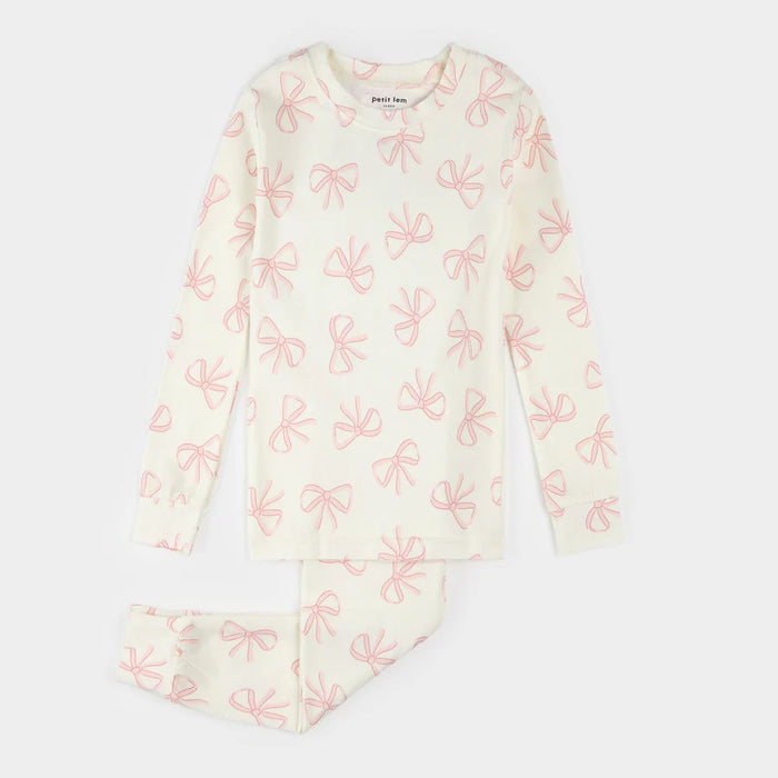Petit Lem Pajama Set in Bows