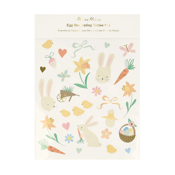 Meri Meri Egg Decorating Tattoo Set in Easter Icons