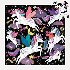 Chronicle Unicorns Illuminated 500 Piece Glow in the Dark Puzzle