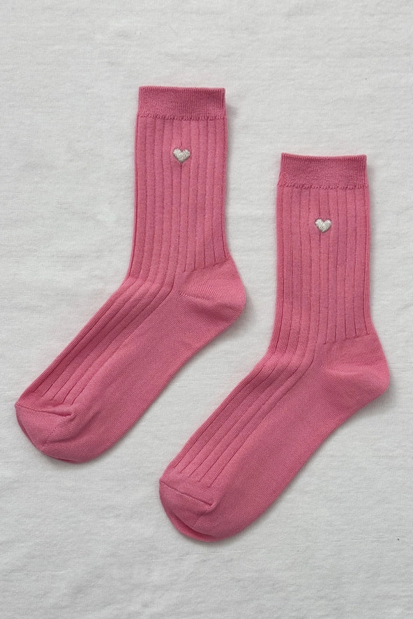 Le Bon Shoppe Embroidered Her Socks - Multiple Colors!