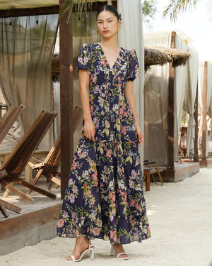 Yumi Kim Farrah Dress in Amalfi Navy