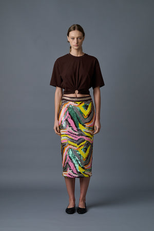 Le Superb Pop Art Liza Skirt