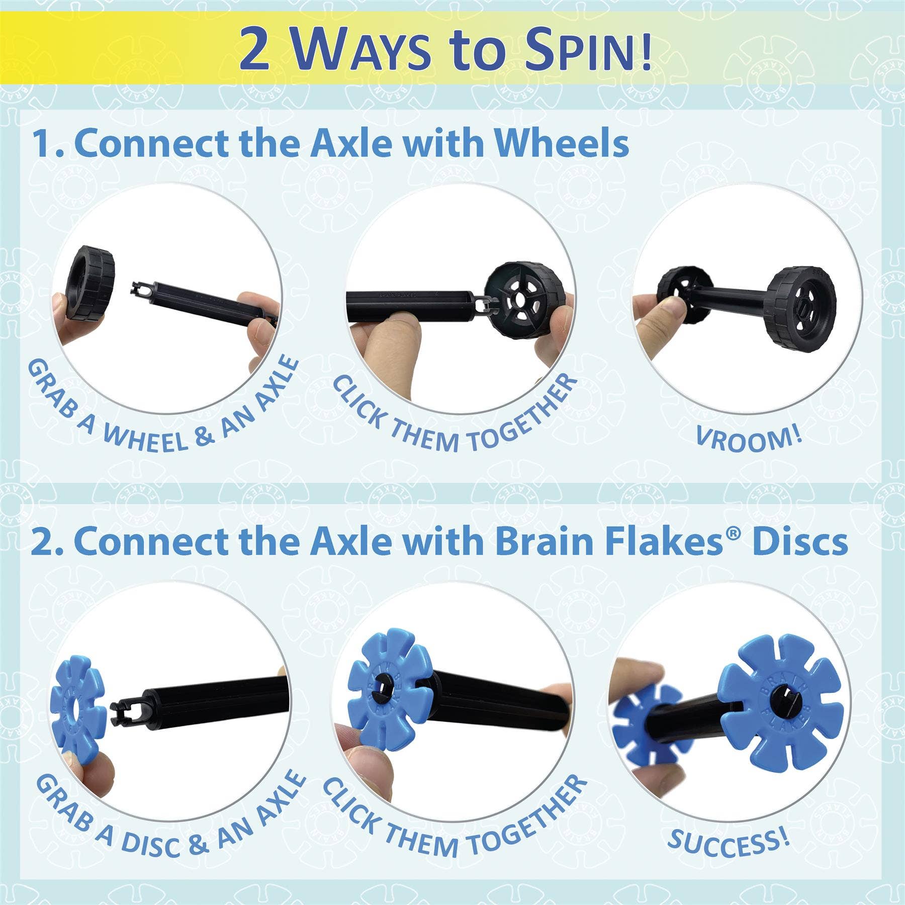Brain Flakes 16 Wheels & 8 Axles Tube-Go Set – Ergänzungsset Für Brain Flakes Scheiben – Zum Bau Von Autos, Trucks Und Alles, Was Sich Dreht – Fördert Räumliches Denken – Ab 5 Jahren Brain Flakes 16 Wheels & 8 Axles Tube-Go Set – Ergänzungsset Für Brain Flakes Scheiben – Zum Bau Von Autos, Trucks Und Alles, Was Sich Dreht – Fördert Räumliches Denken – Ab 5 Jahren
