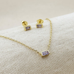 GoldFi 18k Gold Filled Celebration Birthstone Earrings