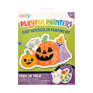 OOLY Playful Painters Trick or Treat Easy Watercolor Painting
