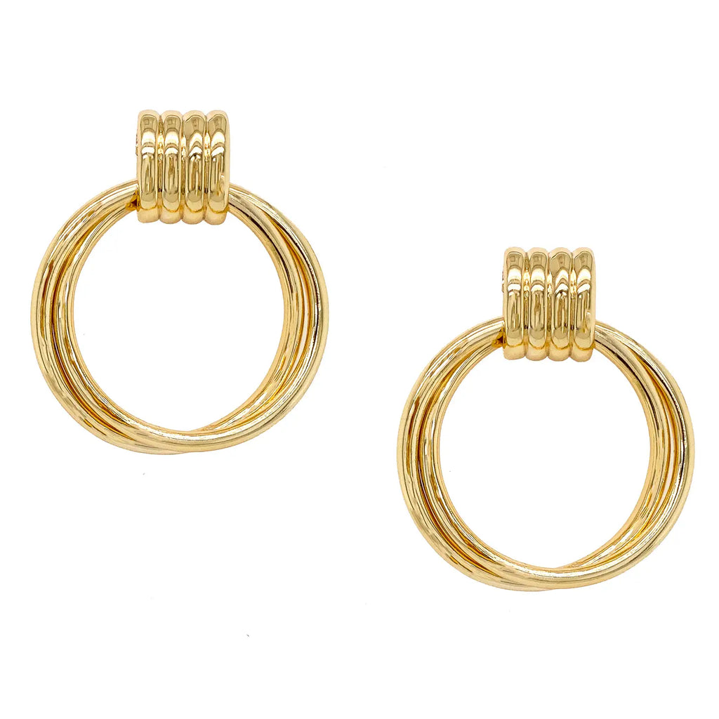 Mod + Jo Suri Statement Earrings in Gold