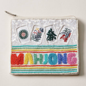 Frem - Mahjong Inspired Beaded Travel Pouch