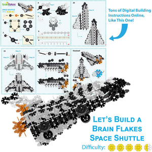 Brain Flakes Tube-Go - Wheels & Axles (8 sets)