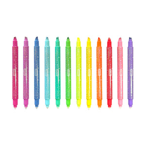 Ooly Make No Mistake!: Glittery Erasable Markers (Set of 12)
