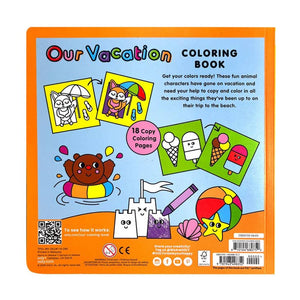 Ooly Our Vacation Copy Coloring Book