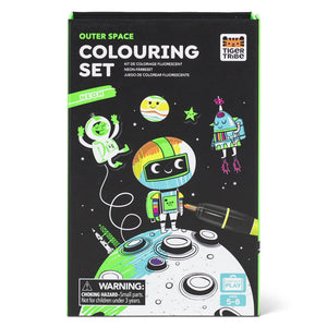Tiger Tribe  Outer Space Neon Coloring Set