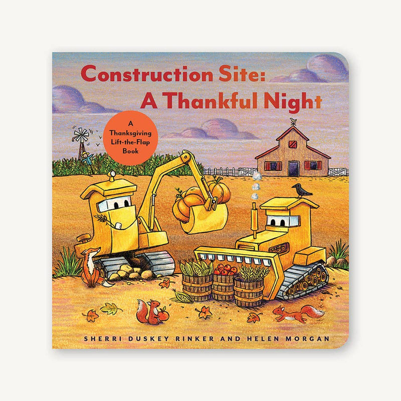 Construction Site Thankful Night Board Book by Sherri Duskey Rinker