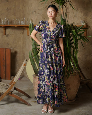 Yumi Kim Farrah Dress in Amalfi Navy