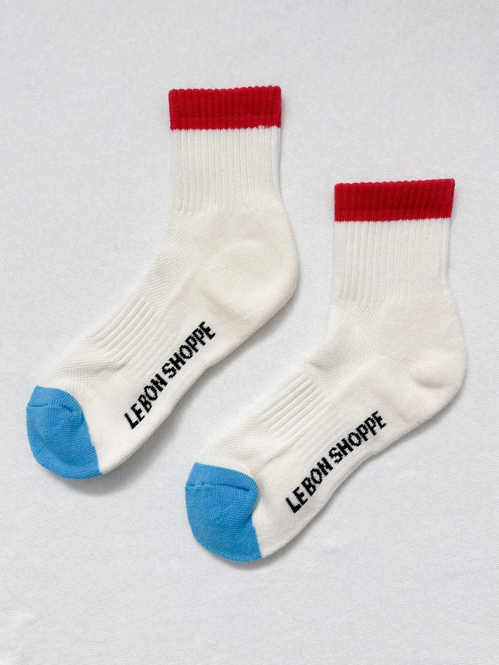 Le Bon Shoppe Color Block Girlfriend Socks - Multiple Colors!