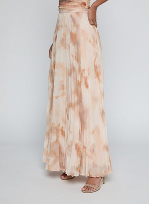 TORIN PLEATED MAXI SKIRT
