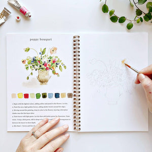 emily lex studio - Bouquets Watercolor Workbook