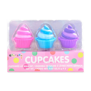 Iscream Cupcake Lip Balm Set