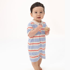 Angel Dear Polo Shortie in Preppy Rugby