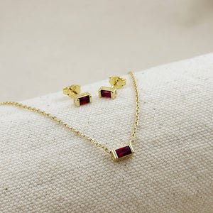 GoldFi 18k Gold Filled Celebration Birthstone Earrings