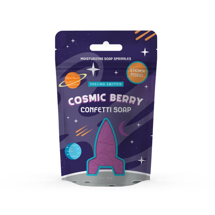 Feeling Smitten Cosmic Berry Rocket Bath Confetti