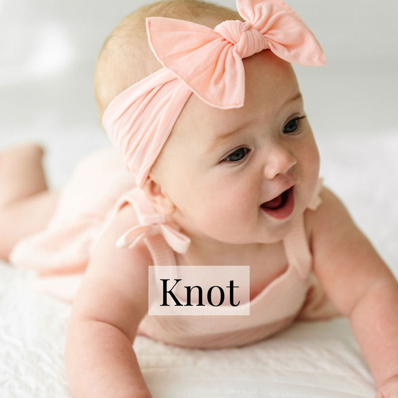 Baby Bling Solid Knot Headband-Multiple Colors!