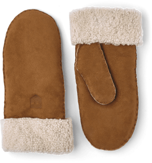 Hestra Sheepskin Mitten in Cork